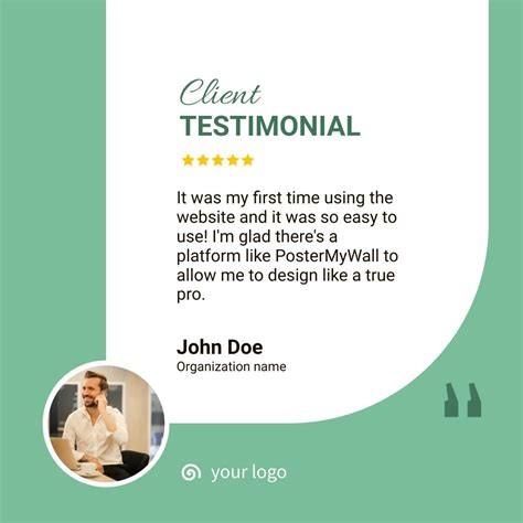 Client Testimonial - John Doe